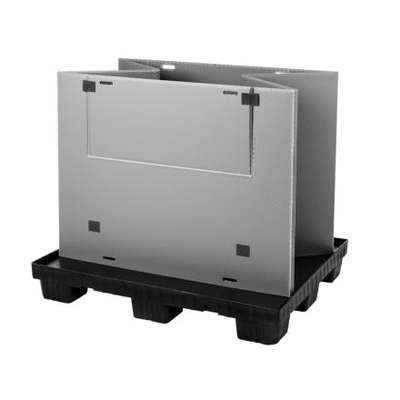 Opvouwbare palletbox 1200x1000x1000 mm ● MOP1210